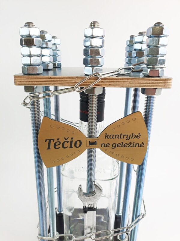 Personalised Metal Bottle Cage - Image 3