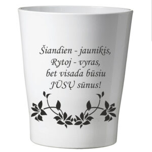 Flowers pot ,,Siandiena-jaunikis...,,