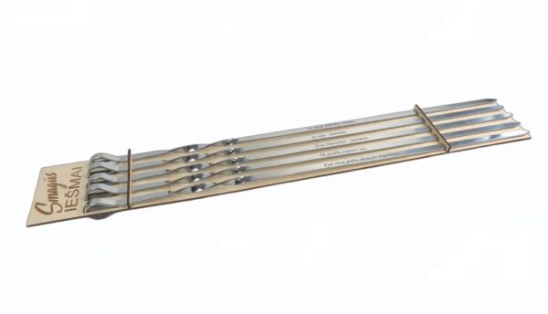 BBQ metal sticks set  ,,Su saule dalinkis siluma,, - Image 2