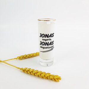 Personalised Glass Shot ,,Jonas negeria,Jonas degustuoja,,