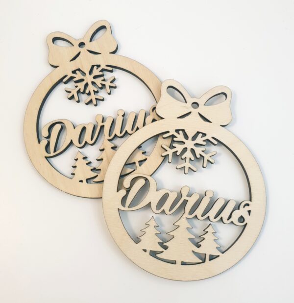 Personalised CHRISTMAS BAUBLES