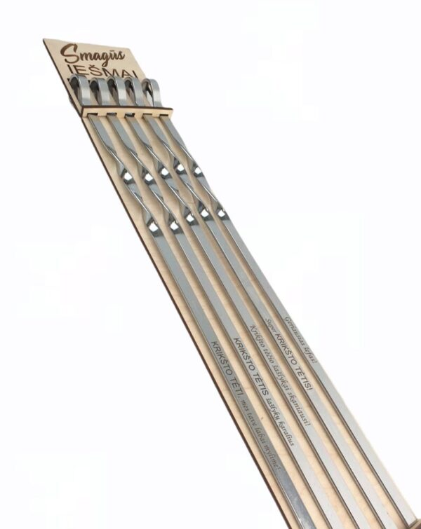 BBQ metal sticks set ,,Super senelio,, - Image 2