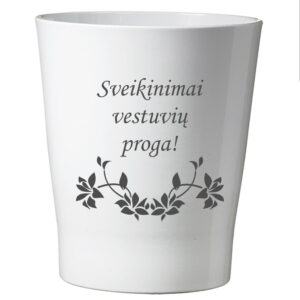 Flowers pot ,,Sveikinimai Vestuviu proga...,,