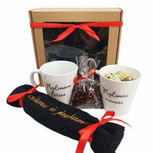 Gift set for Parents ,,Mylimam teciui,Mylimai mamai,,
