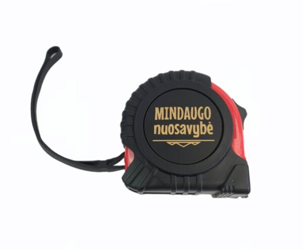 Personalised Measure tape ,,MINDAUGO NUOSAVYBE,,