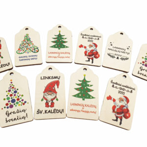 Christmas gift tag set