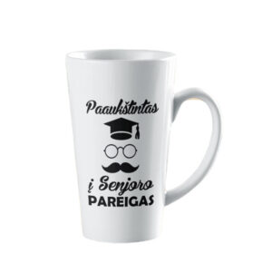 Tall Latte Cup ,,Paaukstintas i senjoro pareigas,,