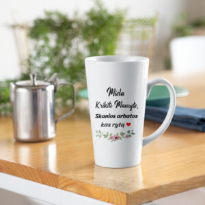 Tall Latte Cup ,,Miela Kriksto mamyte,,