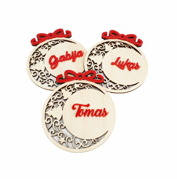 Personalised CHRISTMAS BAUBLES - Image 2