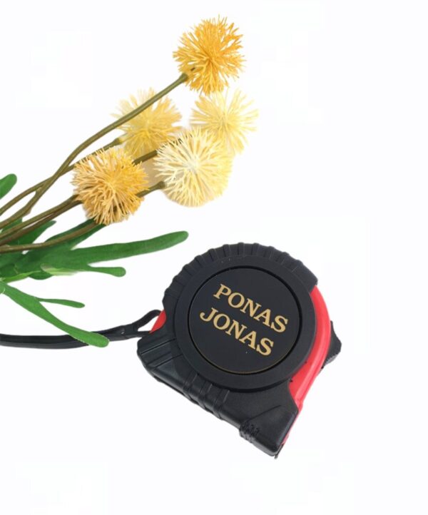 Personalised Measure tape ,,Jonas Ponas,,