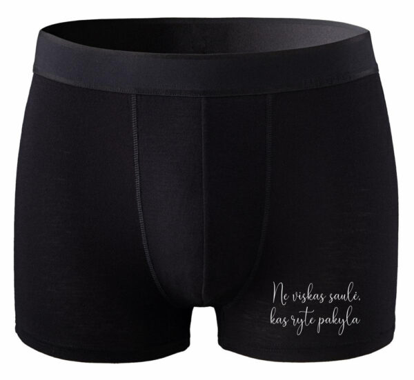 Men's Boxer Shorts ,,Ne viskas saule..,,