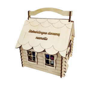 Wooden house ,,Stebuklingas dovanu namelis,,