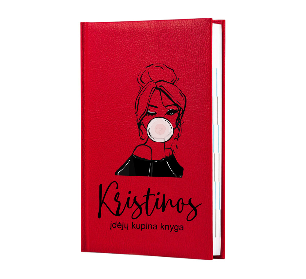 Personalised Work calendar ,,Kristinos ideju kupina knyga,,