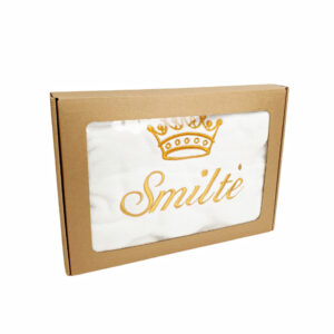 Personalised Towel with cardboard box ,,Smilte,,