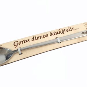 Spoon with pad ,,Geros dienos saukstelis ...,,