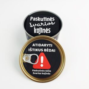 Gift canned ,,Atidaryti istikus bedai,,