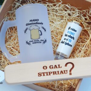 Birthday Gift set for him ,,Mano gimtadienis,,