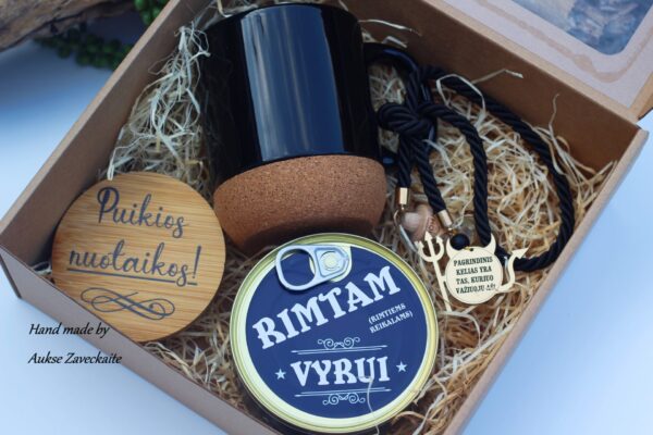 Gift set for him ,,Puikios nuotaikos,,