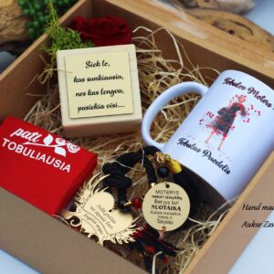 Gift set for her  ,,Siek to,kas sunkiausia...,,