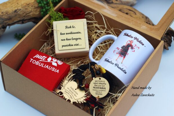Gift set for her  ,,Siek to,kas sunkiausia...,,