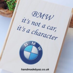 Wood book ,,BMW,,