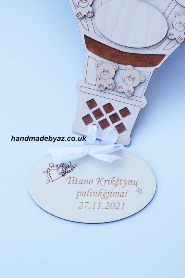 Personalised Air balloon ,,Titano krikstynu palinkejimai,, - Image 2