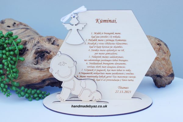 Personalised Supported "Thank you"  ,,Kuminai,,