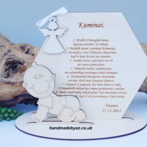Personalised Supported "Thank you"  ,,Kuminai,,