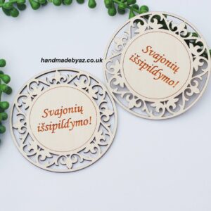 Cup tray ,,Svajoniu issipildymo,,