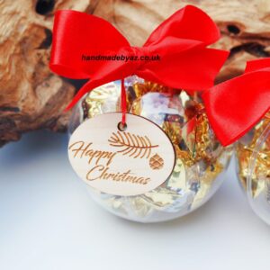 Christmas sweetie bauble ,,Happy Christmas,,