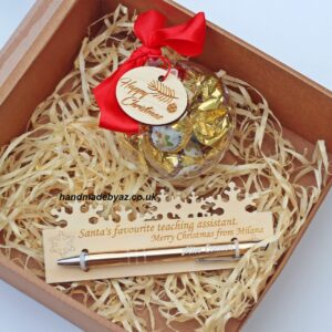 Personalised Gift set for teaching assistant.