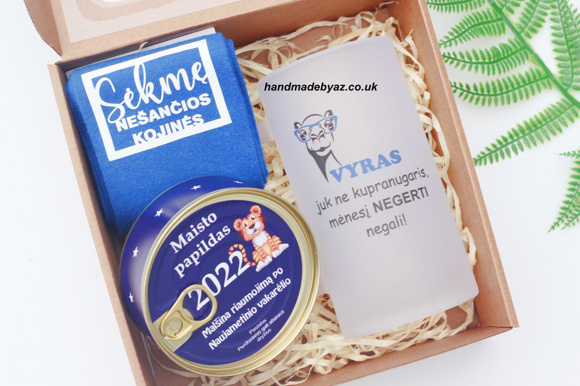 Gift set for him ,,Vyras juk ne kupranugaris...,,