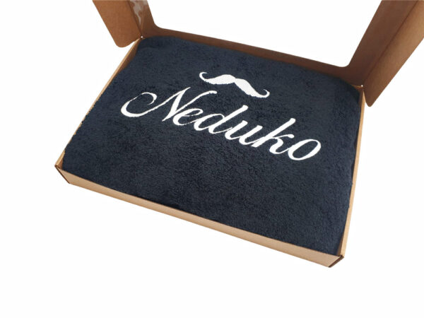 Personalised Towel with cardboard box ,,Neduko,,