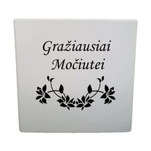 Flowers pot ,,Graziausiai mociutei,,