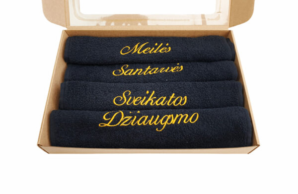 Towel set ,,Jums linkime,, - Image 2