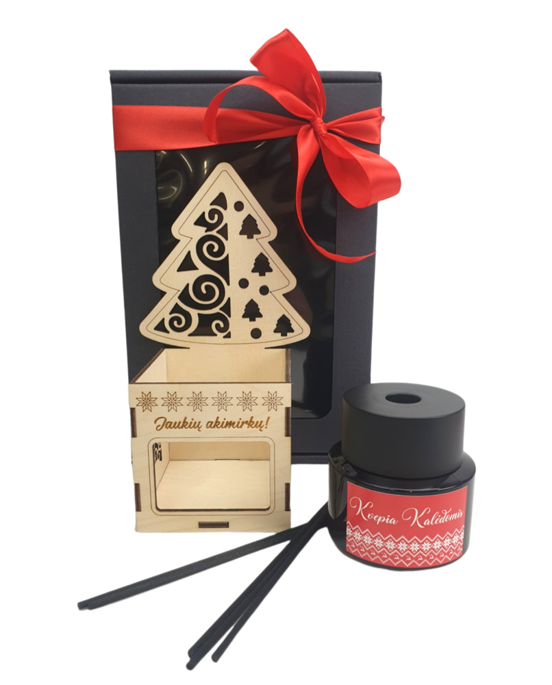 Reed Diffuser in a wooden box ,,Jaukiu akimirku,, - Image 2