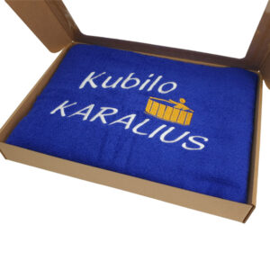 Towel with cardboard box ,,Kubilo karalius,,