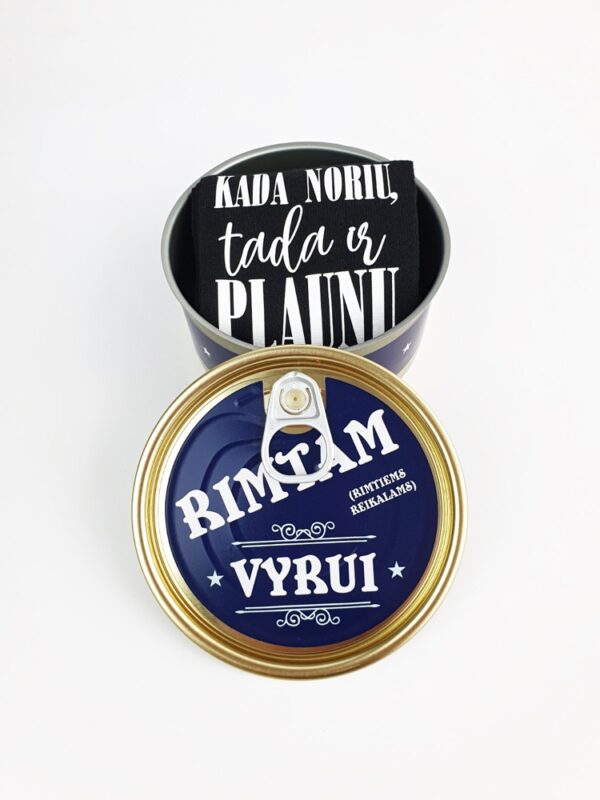 Gift canned ,,Rimtam vyrui,,