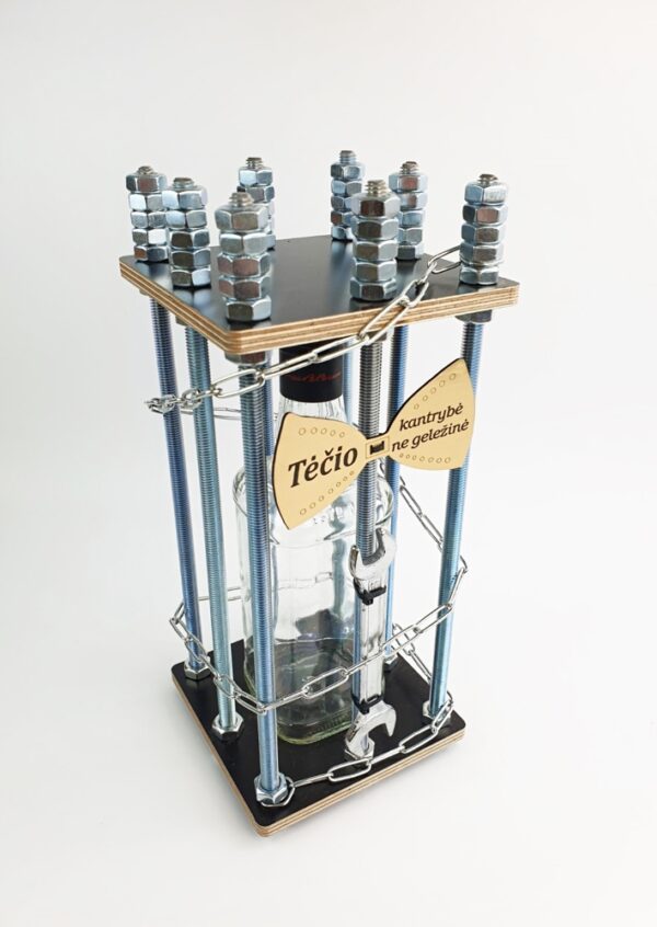 Personalised Metal Bottle Cage