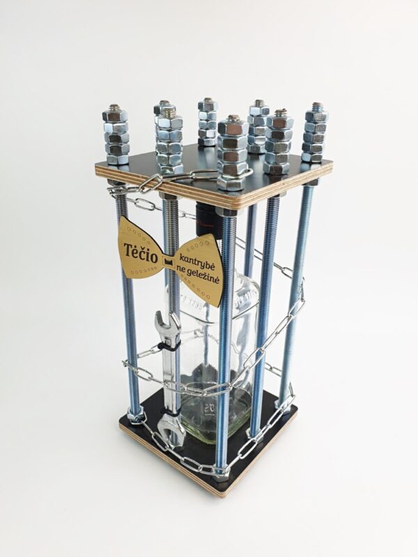 Personalised Metal Bottle Cage - Image 2