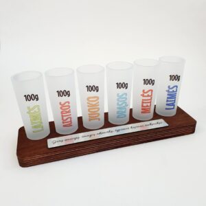 Shots with stand ,,100g meiles...,,