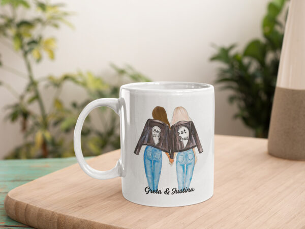 Personalised Cup  ,,Greta&Justina,,