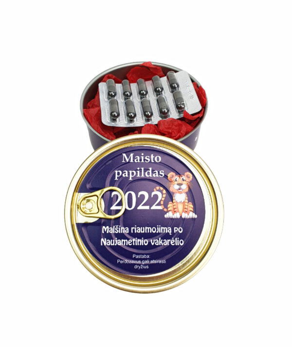 Gift canned ,,Maisto papildas 2022,,