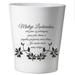 Flowers pot ,,Mielieji liudininkai...,,