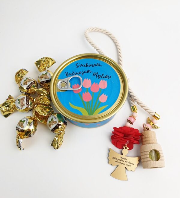 Gift canned ,,Sveikinam,Buciuojam,Mylim,, - Image 2