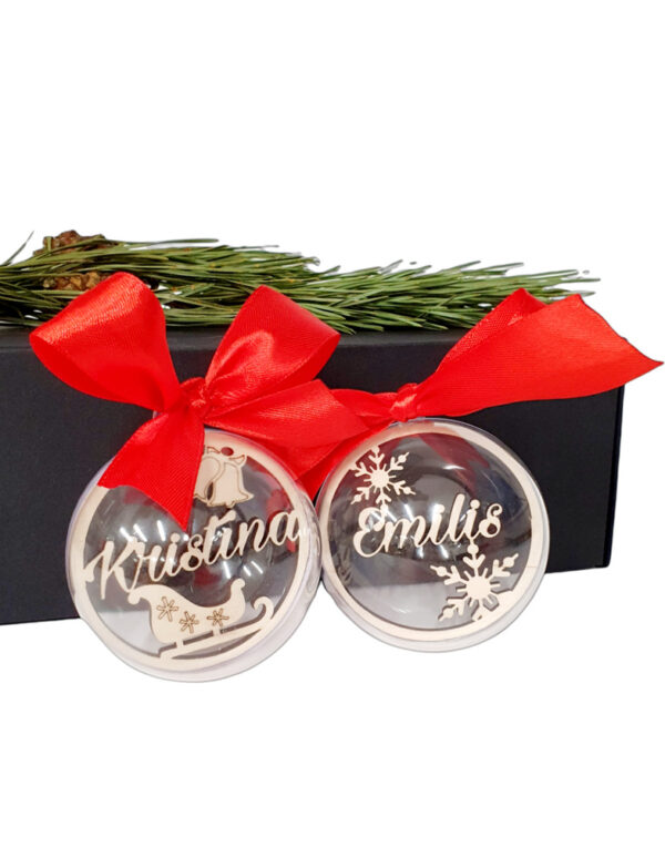 Personalised CHRISTMAS BAUBLES