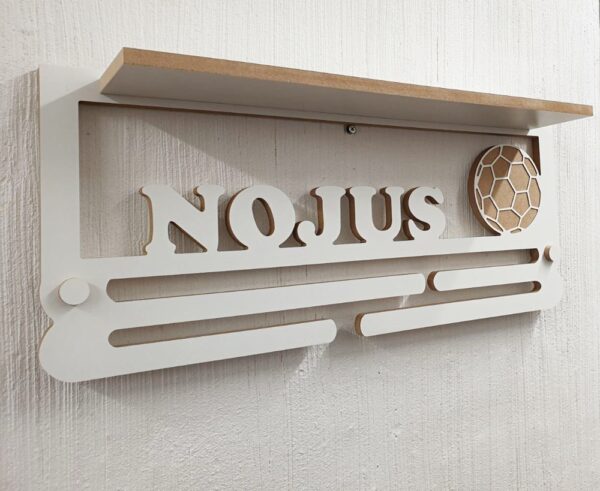 Personalised Trophy Shelf, Medal hanger / holder. - Image 9