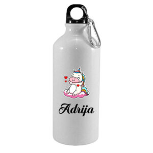 Personalised Engraved Water Bottle ,,Adrija,,