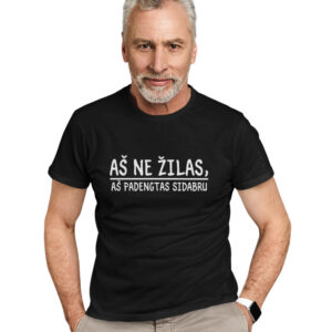 Printed T-shirt for Men ,,As ne zilas..,,