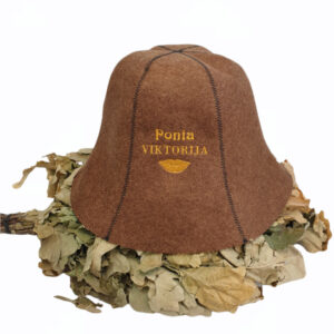 Personalised Sauna hat ,,Ponia Viktorija,,